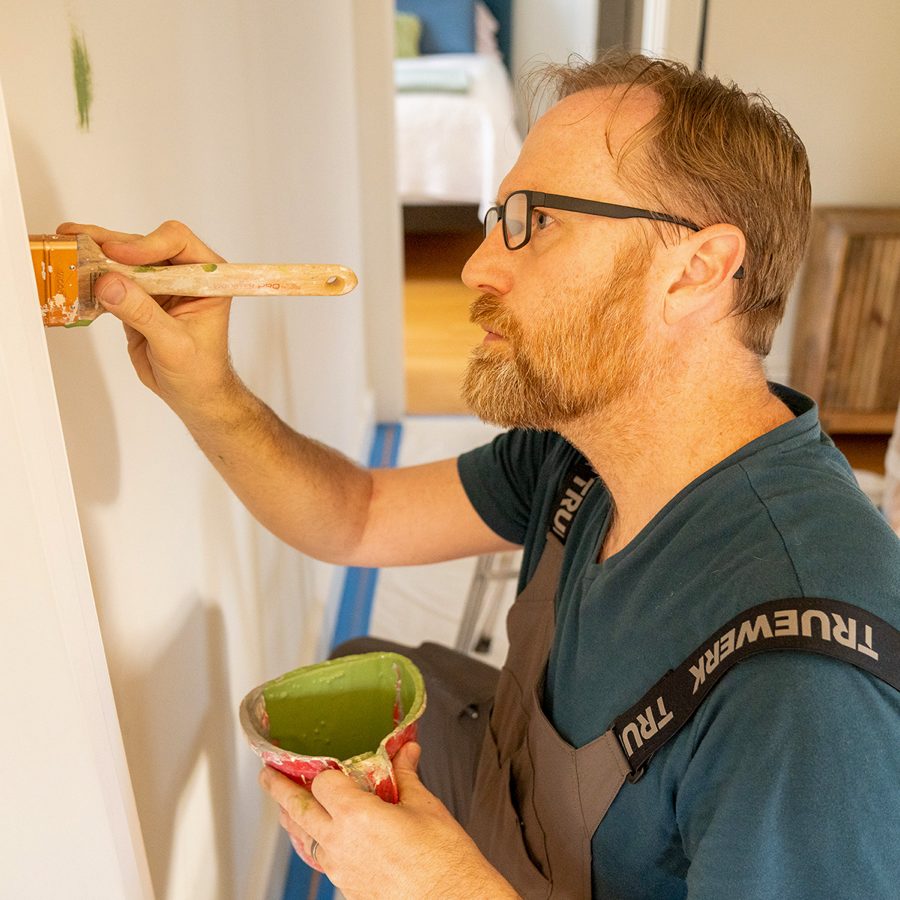 Joshua painting